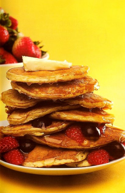 Cómo Hacer Pancakes De Frutas Y Miel - Receta Fácil CrepesPancakes.com